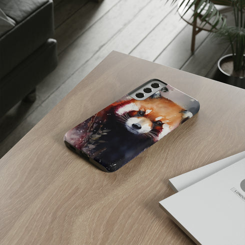 Red Panda in Watercolor - Impact Resistant Phone Case